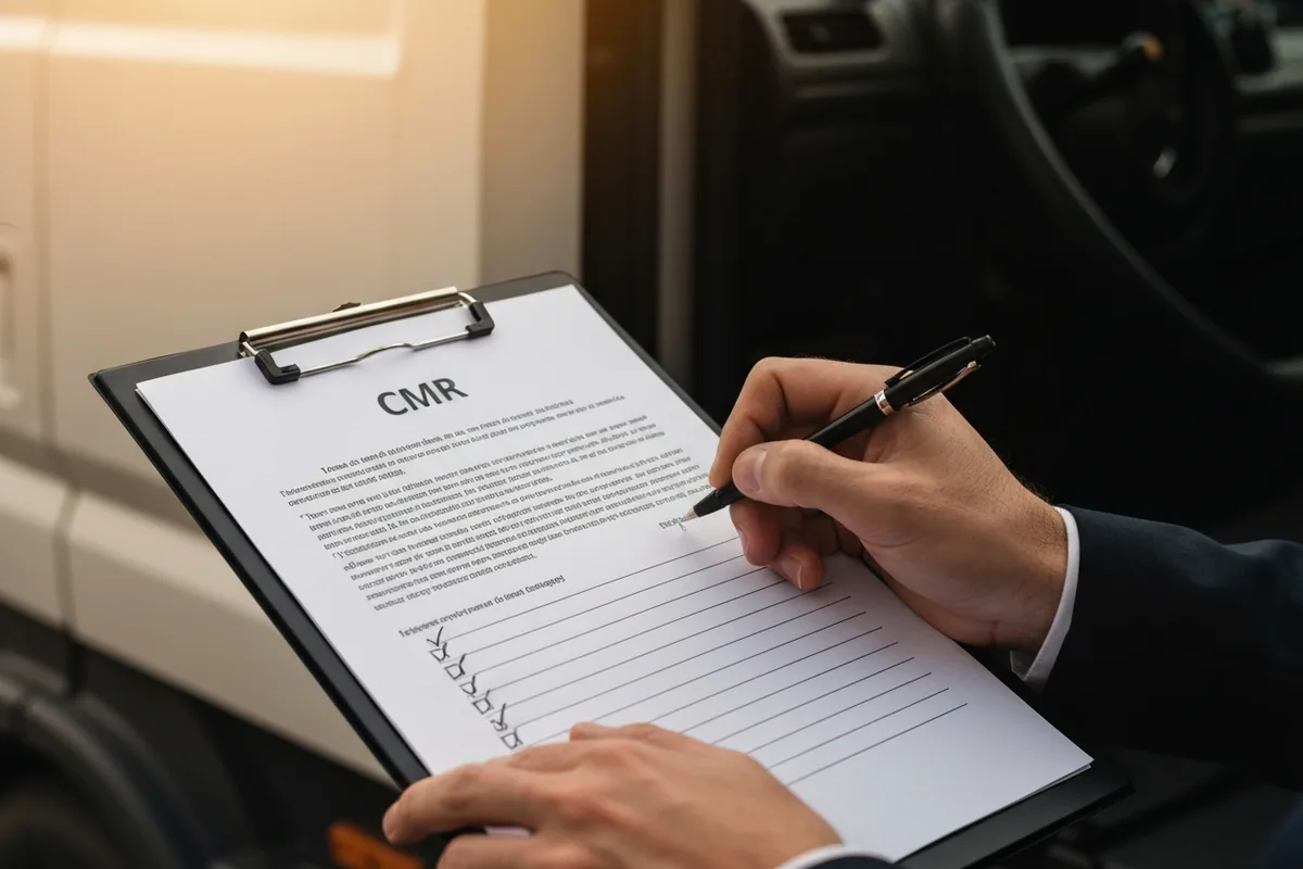 Lettre de voiture CMR transport routier international